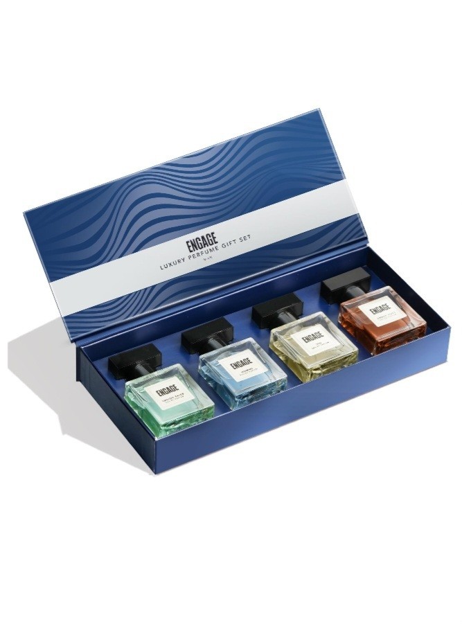 Engage Perfume Gift Set for Men, 80ml, Luxury Long Lasting Eau De Parfum, Travel