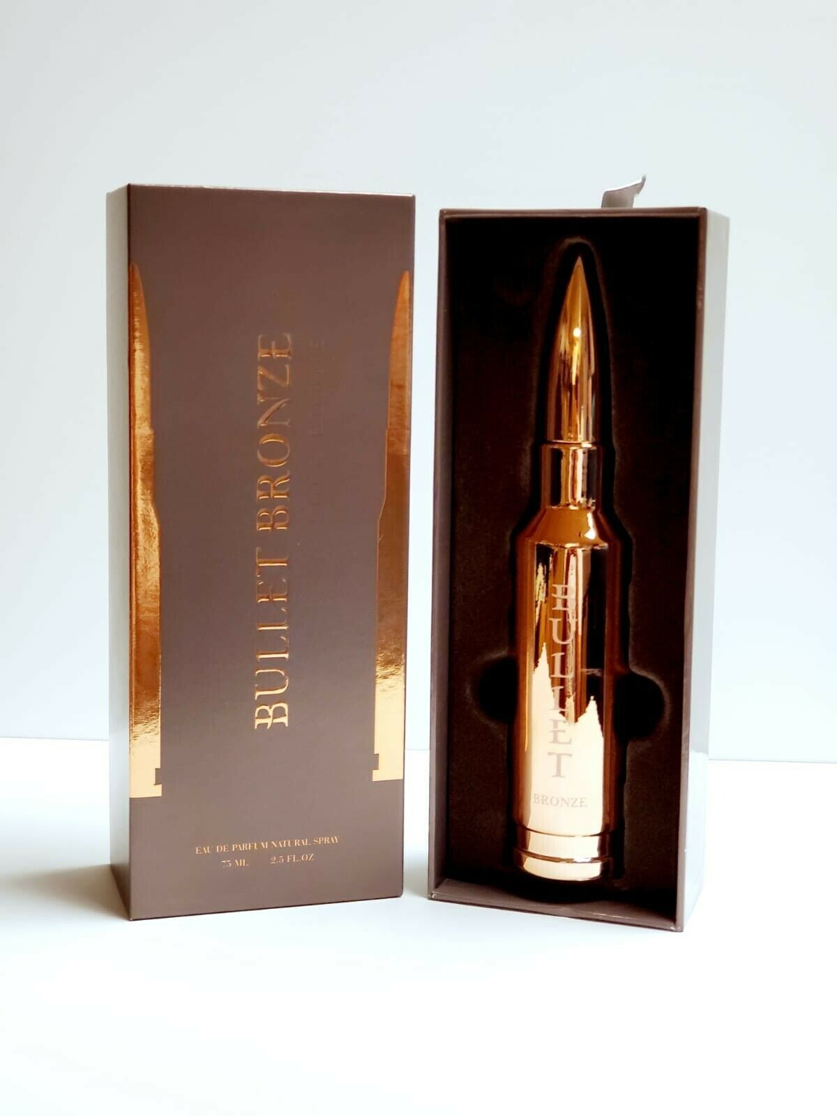 Bullet Bronze Pour Homme By Bharara 2.5 oz 75 ml Eau de Parfum EDP * NEW SEALED