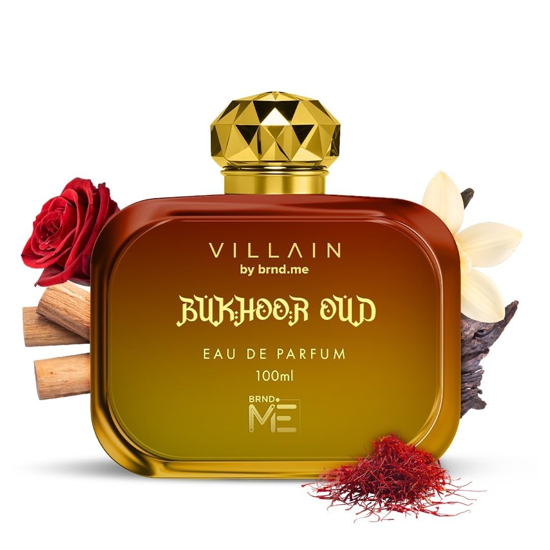 Villain Bukhoor Oud Luxury Perfume for Men Long Lasting Eau De Parfum 100 ml