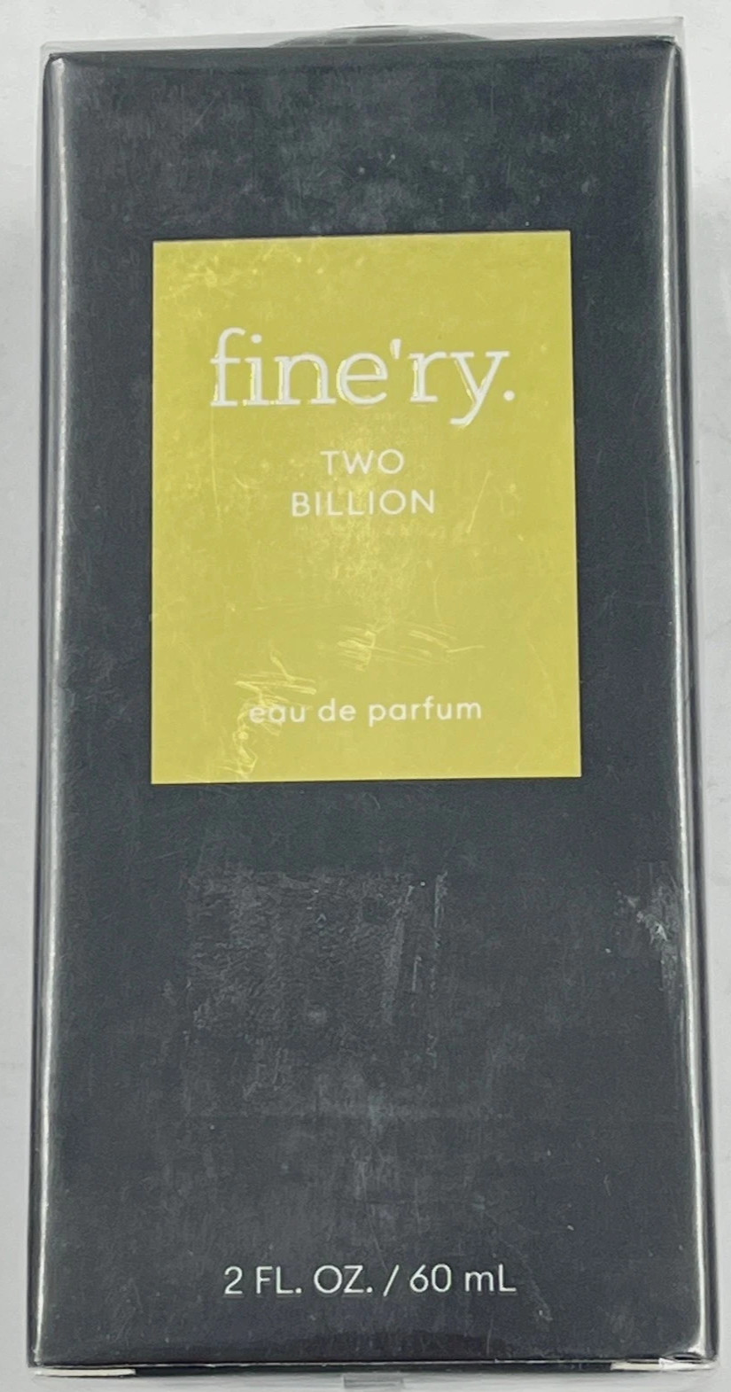 fine’ry Men’s Eau De Parfum, Two Billion, Cedarw Cologne Spray 2 oz NEW / SEALED