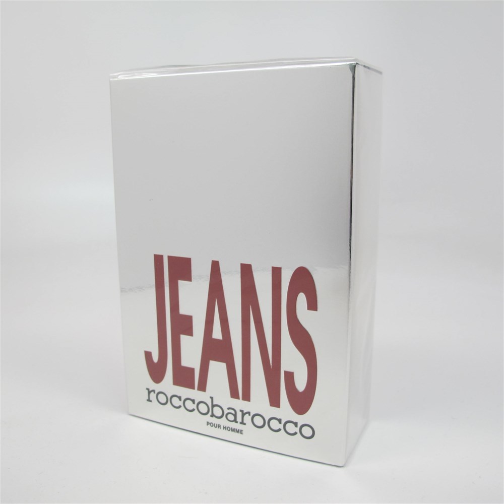 JEANS Pour Homme by Rocco Barocco 75 ml/ 2.5 oz Eau de Toilette Spray NIB