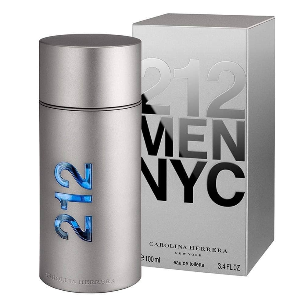 212 Men NYC by Carolina Herrera Eau de Toilette 3.4oz Spray for Men – New Box