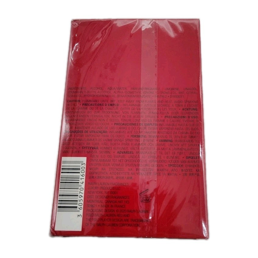 POLO RED RALPH LAUREN Full Size 4.2 OZ. / 125 ML EDT COLOGNE MEN New & Sealed
