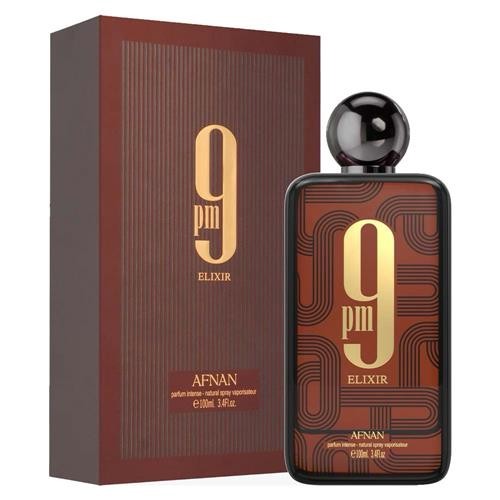 9PM Elixir by Afnan for Unisex 3.4oz Parfum Intense Spray New In Box