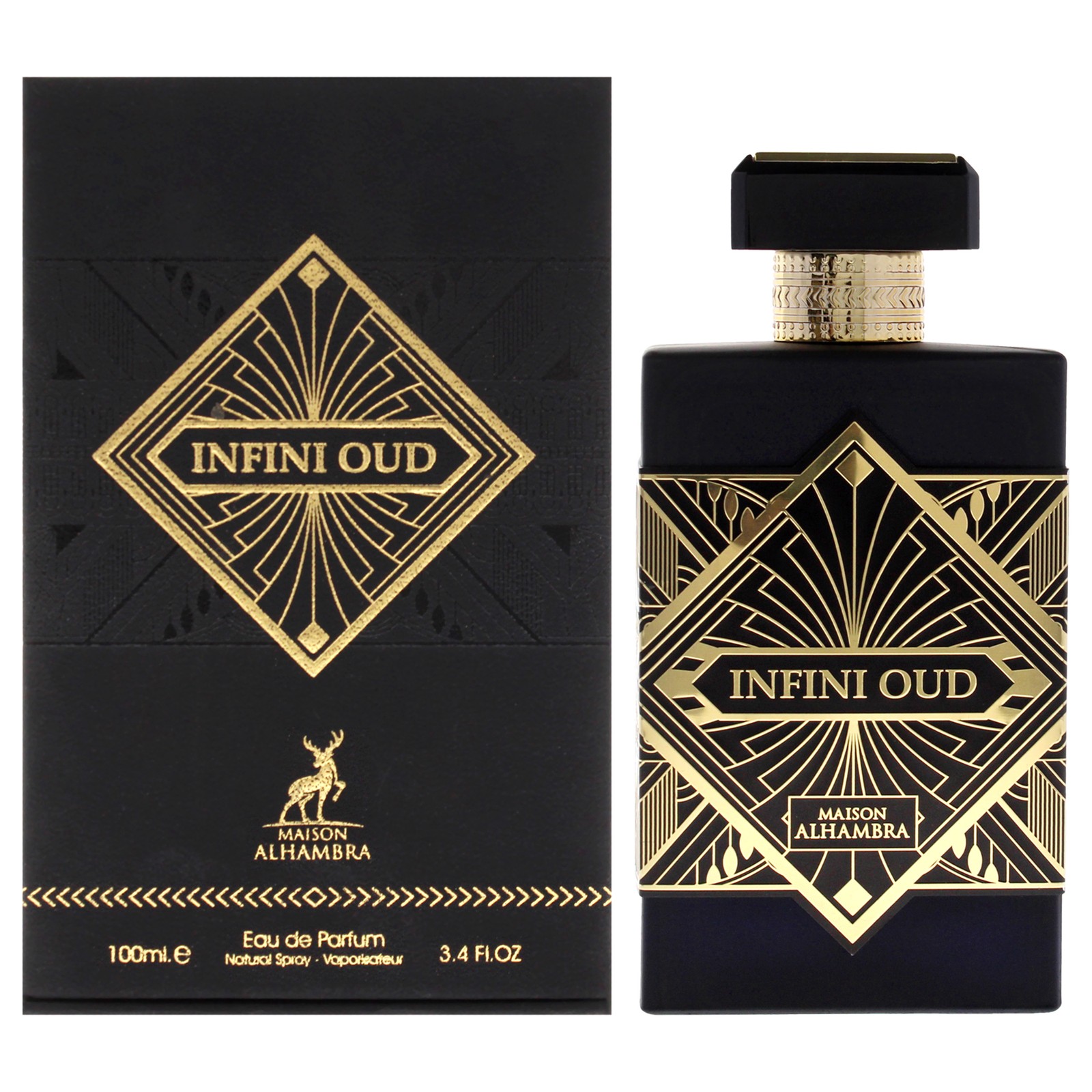 Infini Oud by Maison Alhambra for Unisex – 3.4 oz EDP Spray