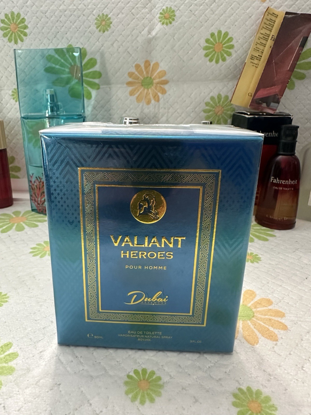 Dubai Valiant Heroes Pour Homme Eau de Toilette Spray 3 fl oz New In Sealed Box
