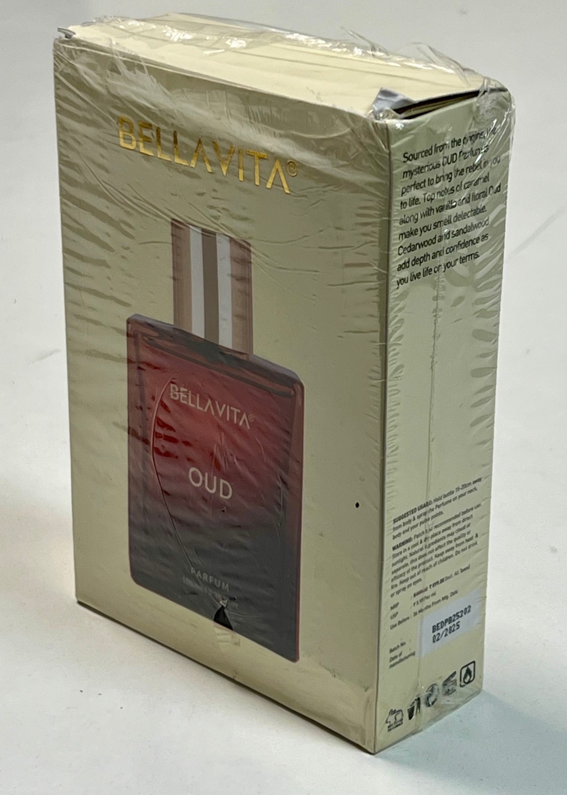 Bellavita OUD PARFUM Intense Perfume For Men & Women with Long Lasting Fragrance