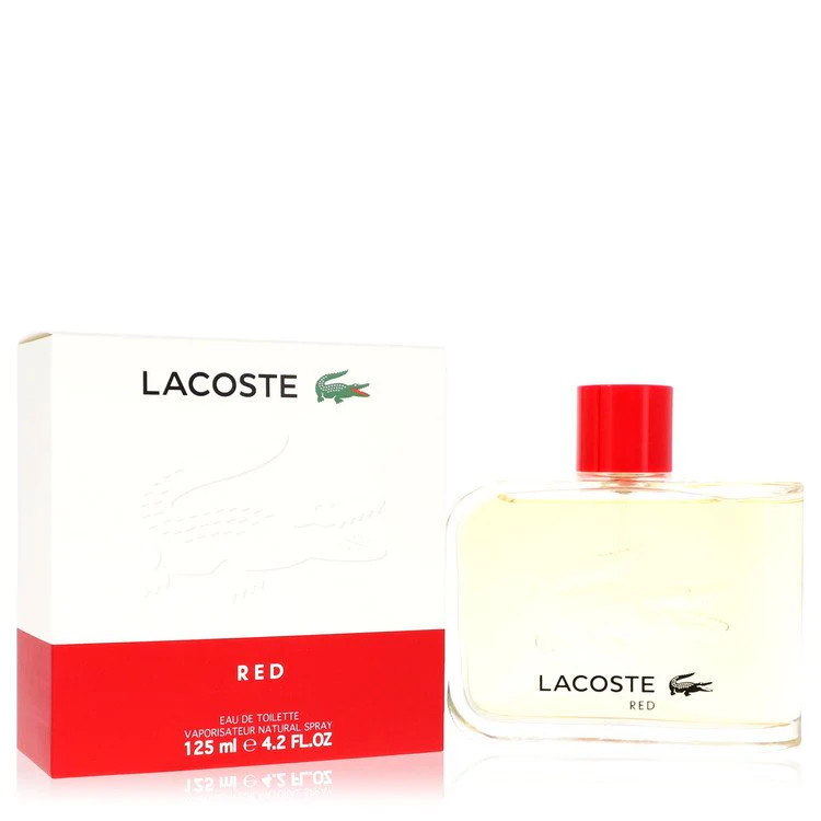 Lacoste Red Style In Play by Lacoste Eau De Toilette Spray (New Packaging) 4.2 o