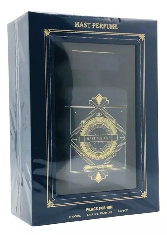 Mast Perfume Peace for Him Parfum Spray 3.4 oz 100 ml New in Box & Sealed