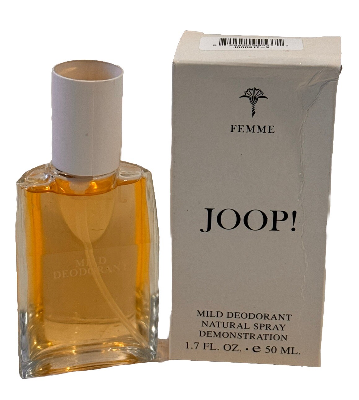 FEMME BY JOOP 1.7 Oz MILD DEODORANT SPRAY For WOMEN In DAMAGE BOX