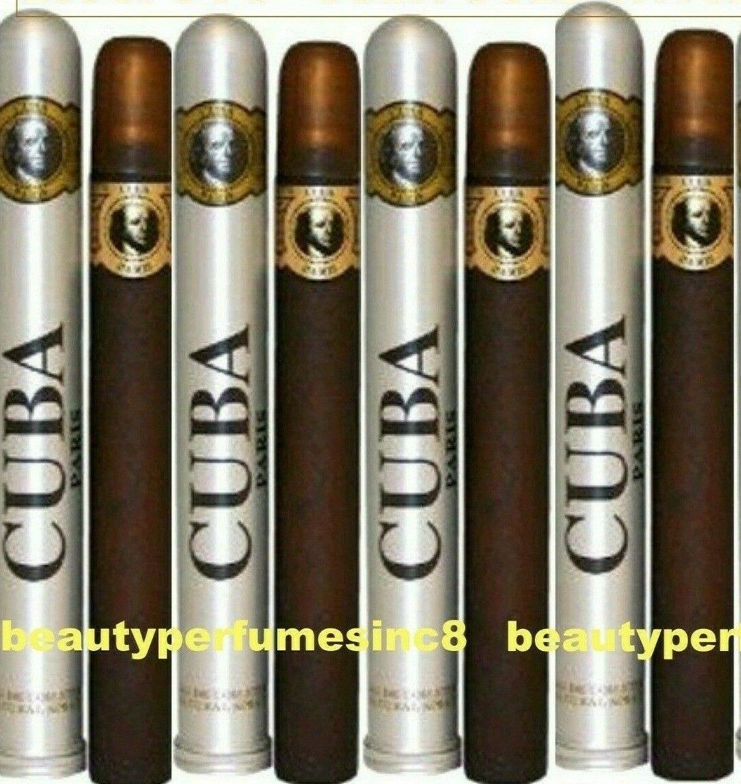 Lot of 4 Pc – CUBA GOLD Original Perfume 1.17 oz / 35ml Eau De Toilette Spray,