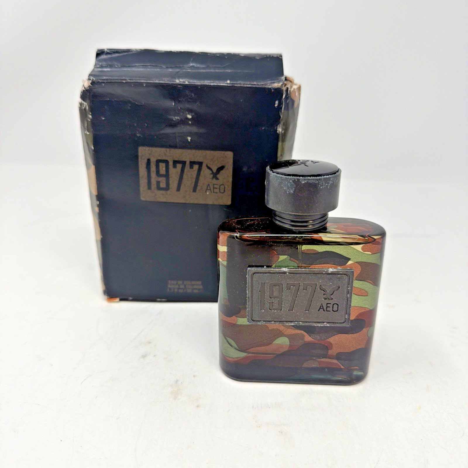 American Eagle AEO 1977 Eau De Cologne Mens 1.7oz 50ml Spray 2014 Open Box