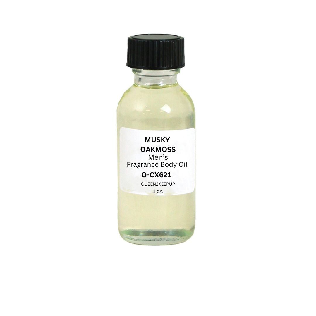 Musky Oakmoss (Men) Body Oil 1 oz Fragrance All Natural Scent