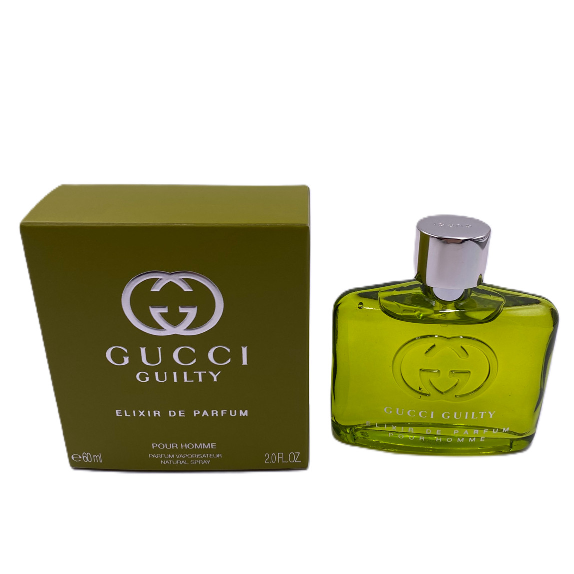 Guilty Elixir De Parfum Pour Homme 2.0 oz Parfum Perfume Gift for Men NEW In Box