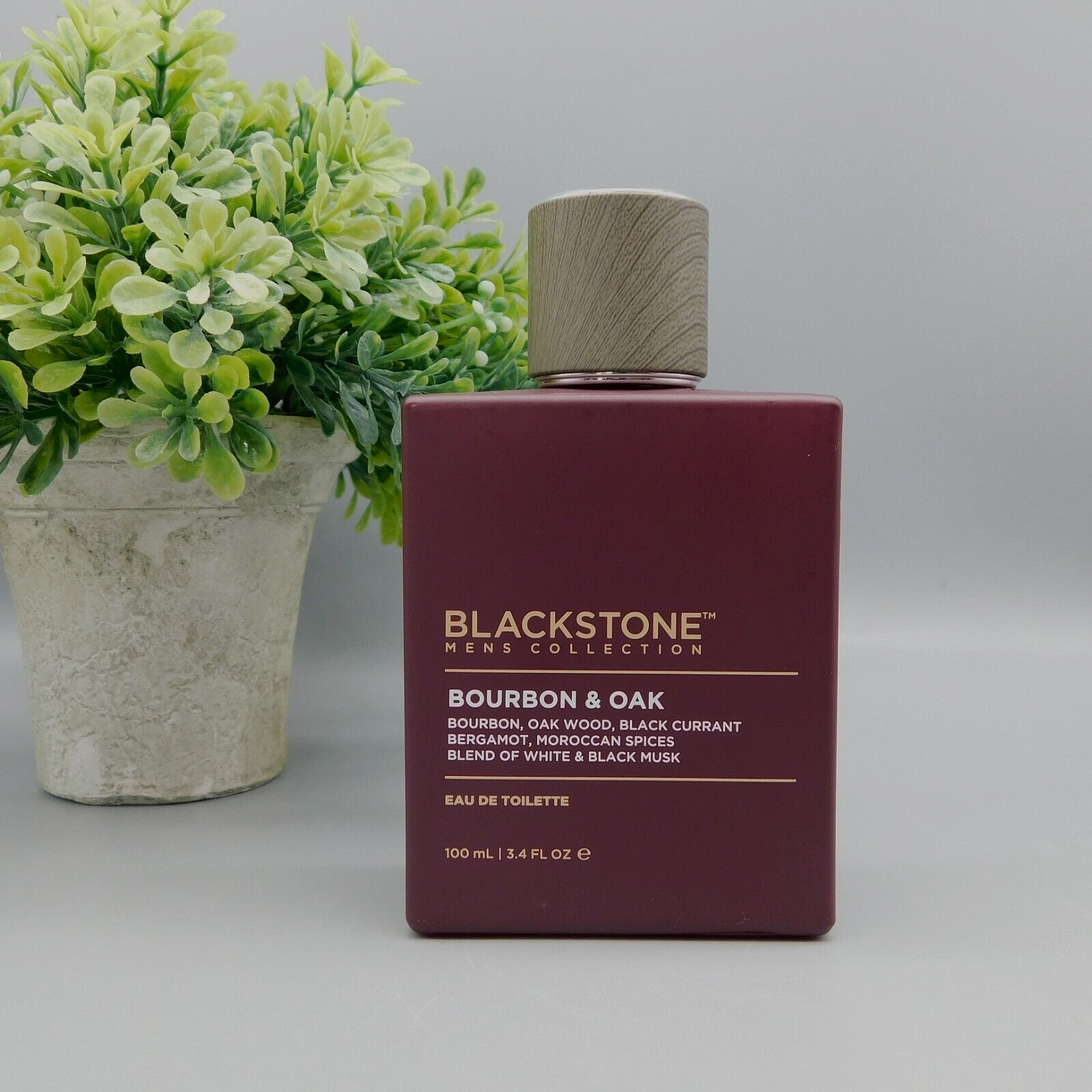 Blackstone Bourbon & Oak Eau de Toilette Spray 3.4 oz New Without Box