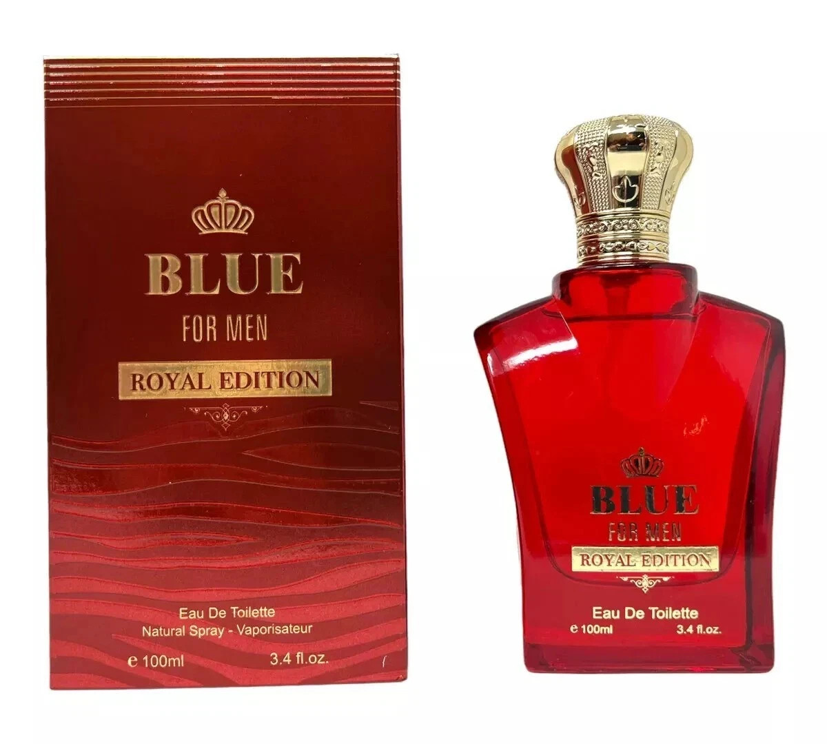 Blue Royal Edition FC 3.4oz EDP Spray for Men New Sealed Box