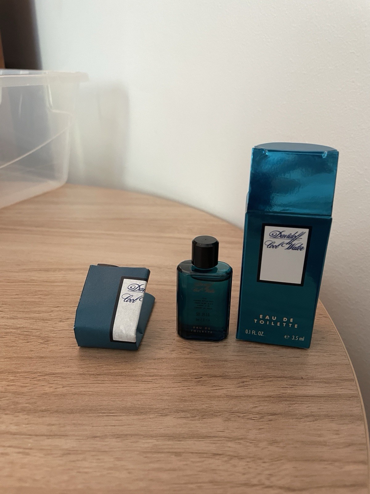 Davidoff Cool Water Eau de Toilette Mini 0.1 fl oz /3.5 ml Men’s Cologne Vintage