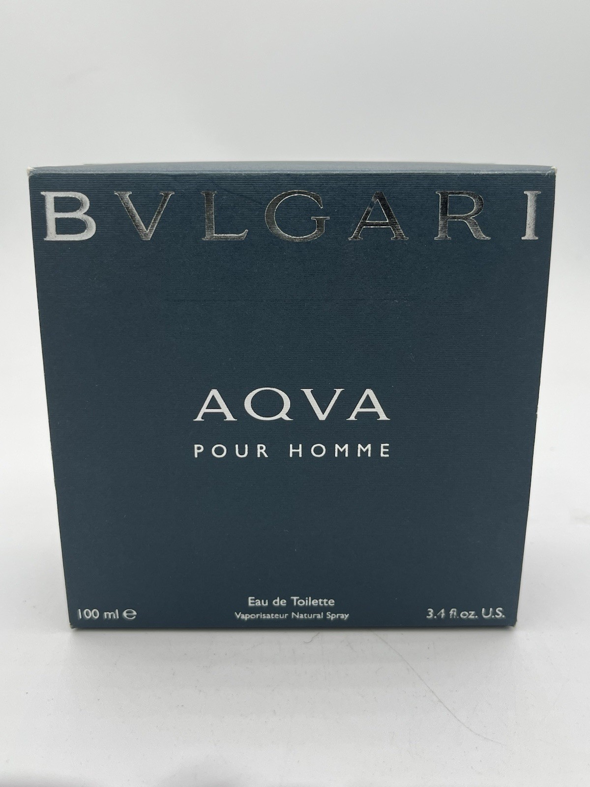 Bvlgari Aqva Pour Homme EDT 3.4 oz 100 Ml New Open Box 2011 Formula See Details*