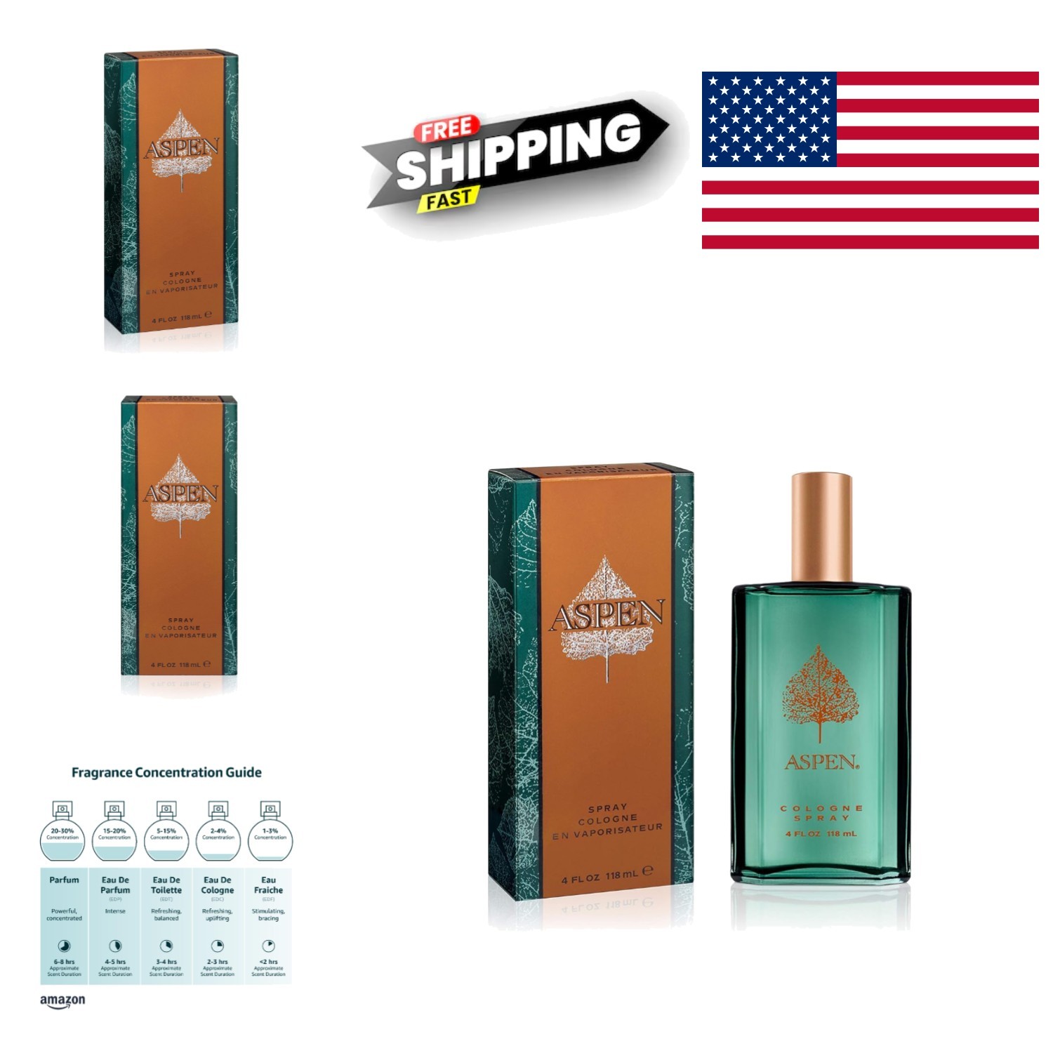 Men’s Cologne Spray 4oz Long Lasting Woody Scent Perfect for Gifting