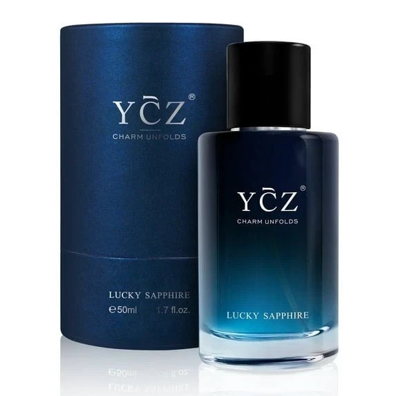 YCZ Lucky Sapphire Men’s Eau De perfume 1.7oz(50m) Charm Unfolds fragrance gift
