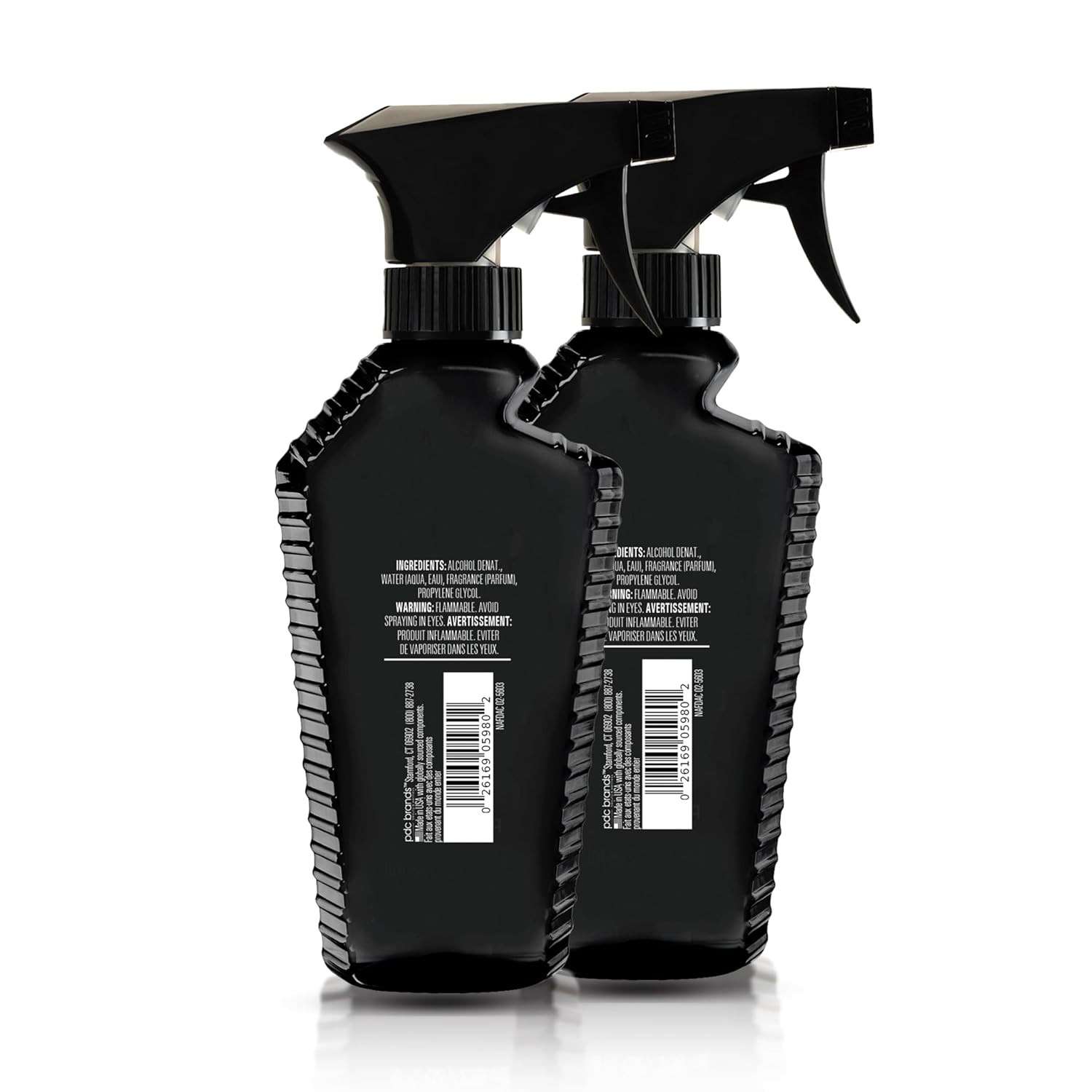 BOD Man Black Body Spray for Men – Long Lasting Masculine Fragrance 8oz pck of 2