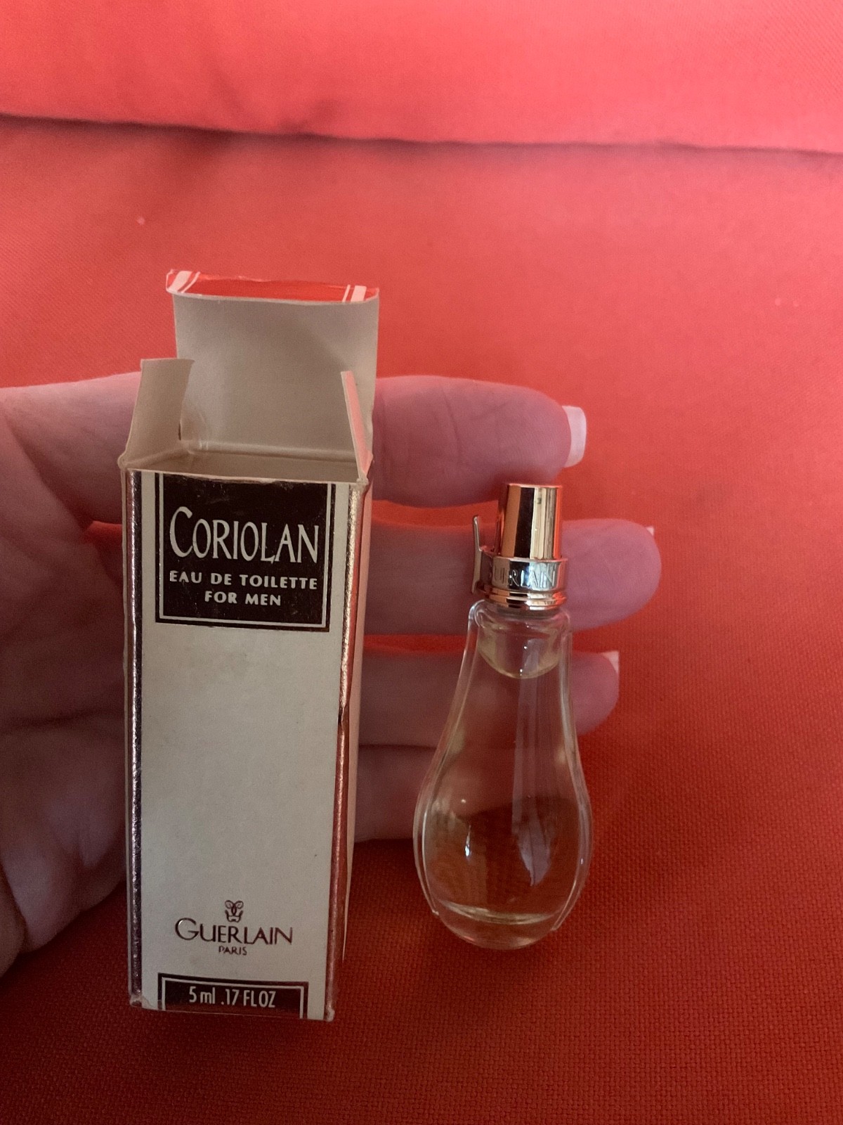 Coriolan EDT Spray .17 Oz. By Guerlain. VINTAGE, original pkg