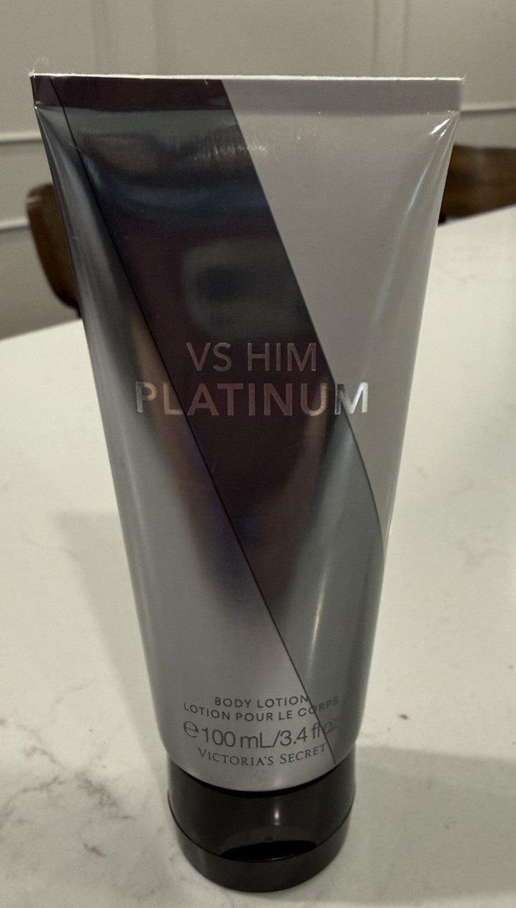 Victorias Secret Him Platinum Body Lotion 3.4 fl oz e 100mL Sealed NEW USA MADE