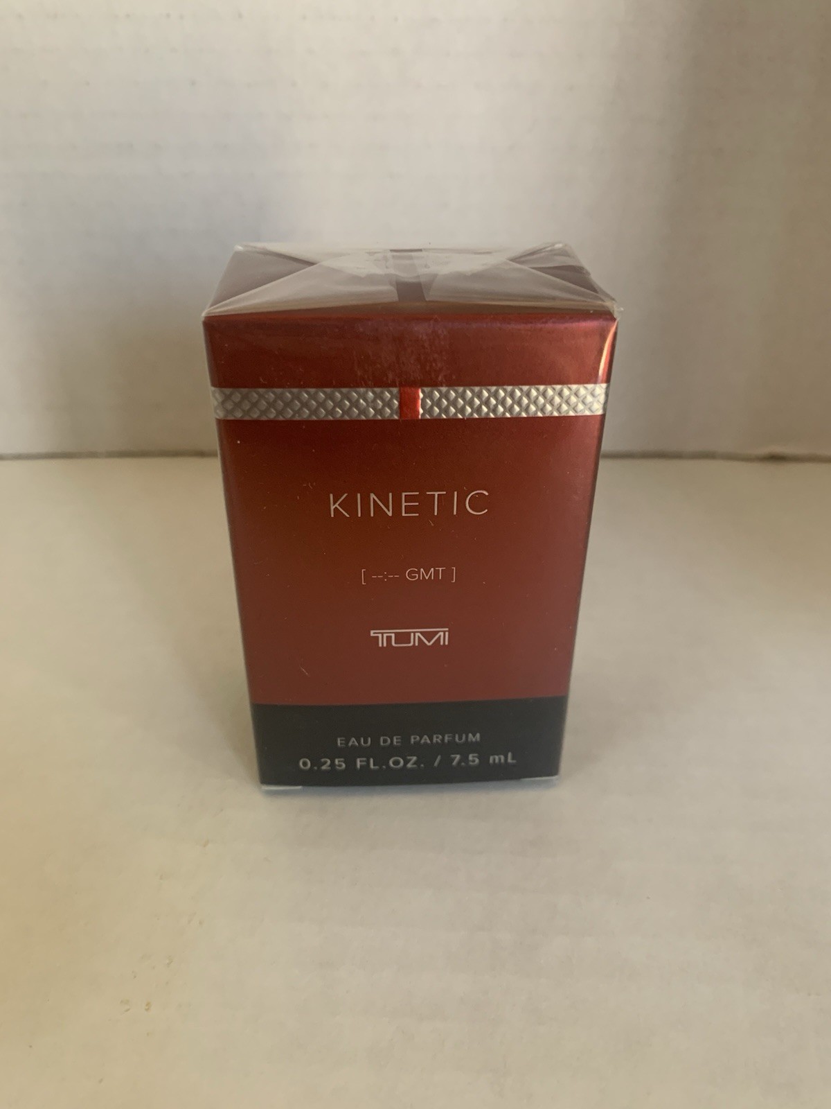 Tumi Kinetic [–:– GMT] EDP MINI Splash Dabber .25 oz. NIB Sealed Travel