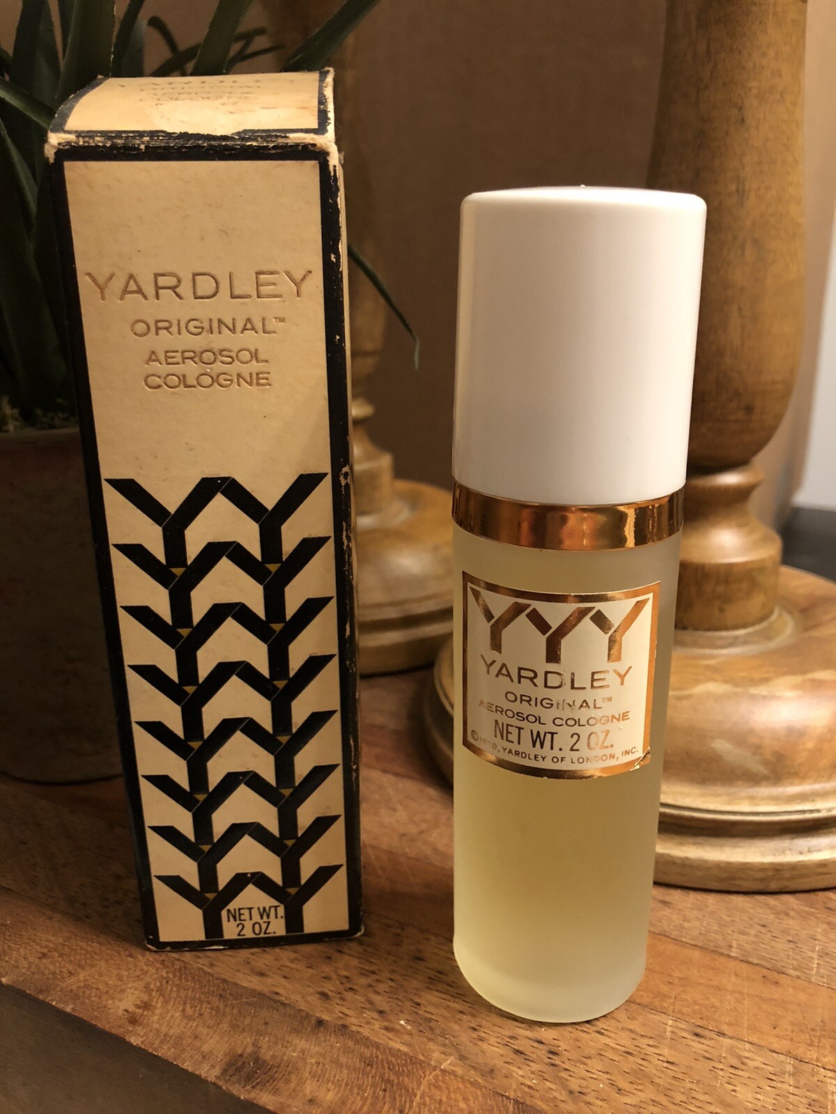 MENS YARDLEY ORIGINAL NIB 2OZ AEROSOL COLOGNE 1970’S RARE