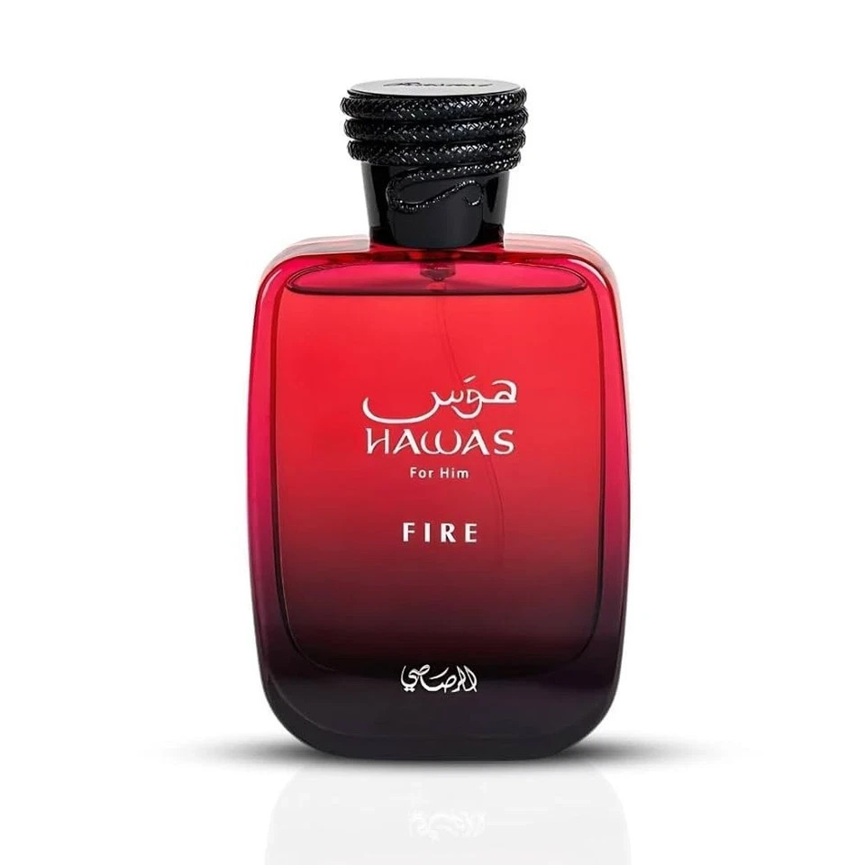 Hawas Fire By Rasasi for Men Edp Sp 3.38 oz