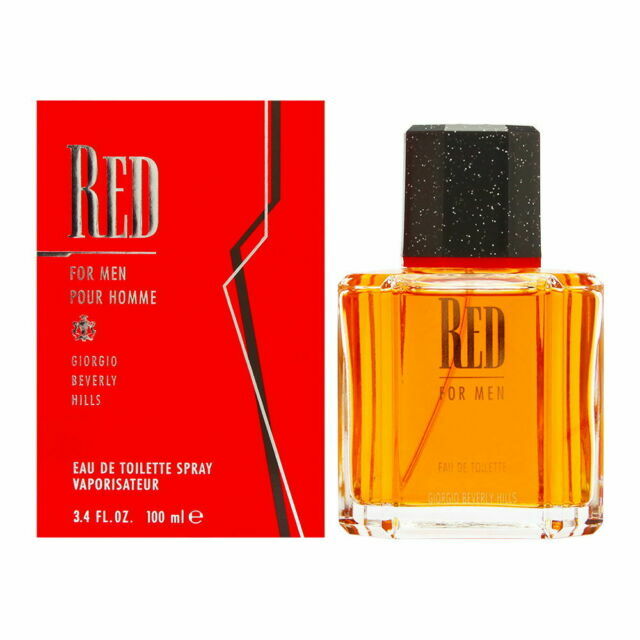 Giorgio Beverly Hills Red 3.4oz Men’s Eau de Toilette SEALED BOX