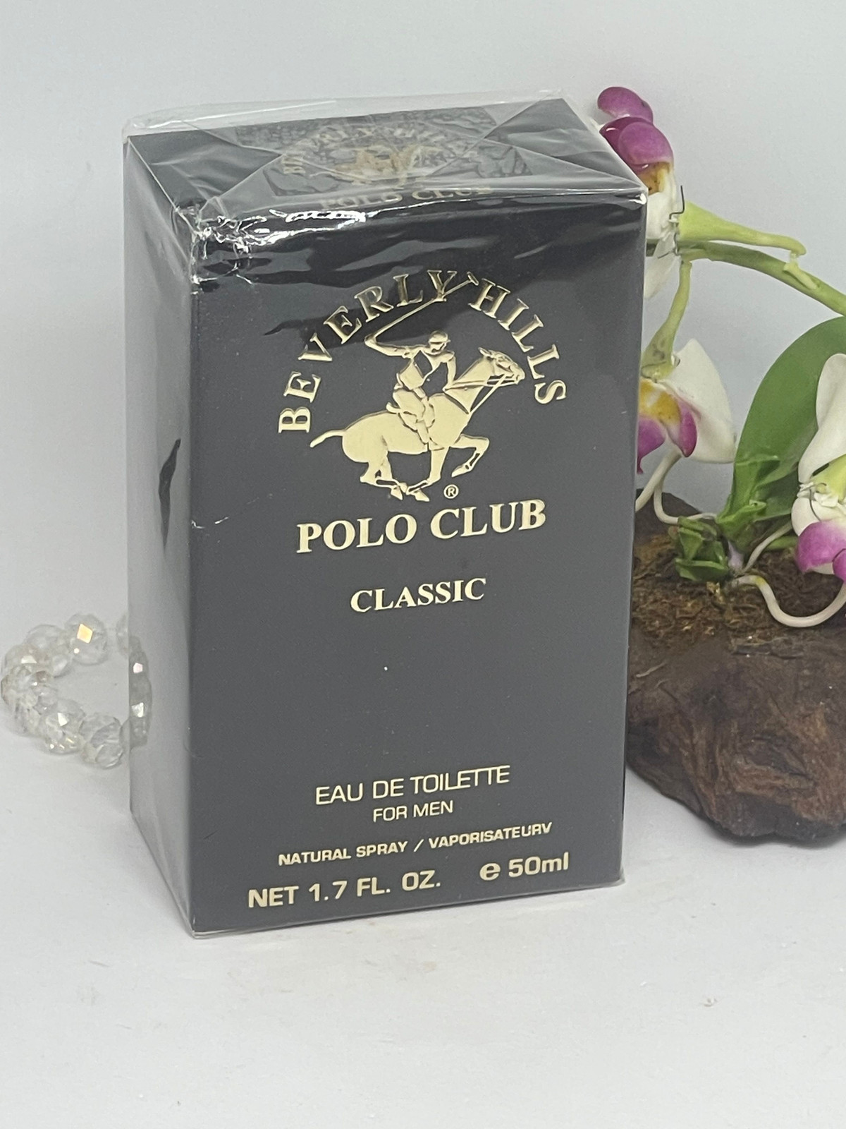Beverly Hills Polo Club Classic EDT Spray for Men -1.7 fl oz -Factory Sealed Box