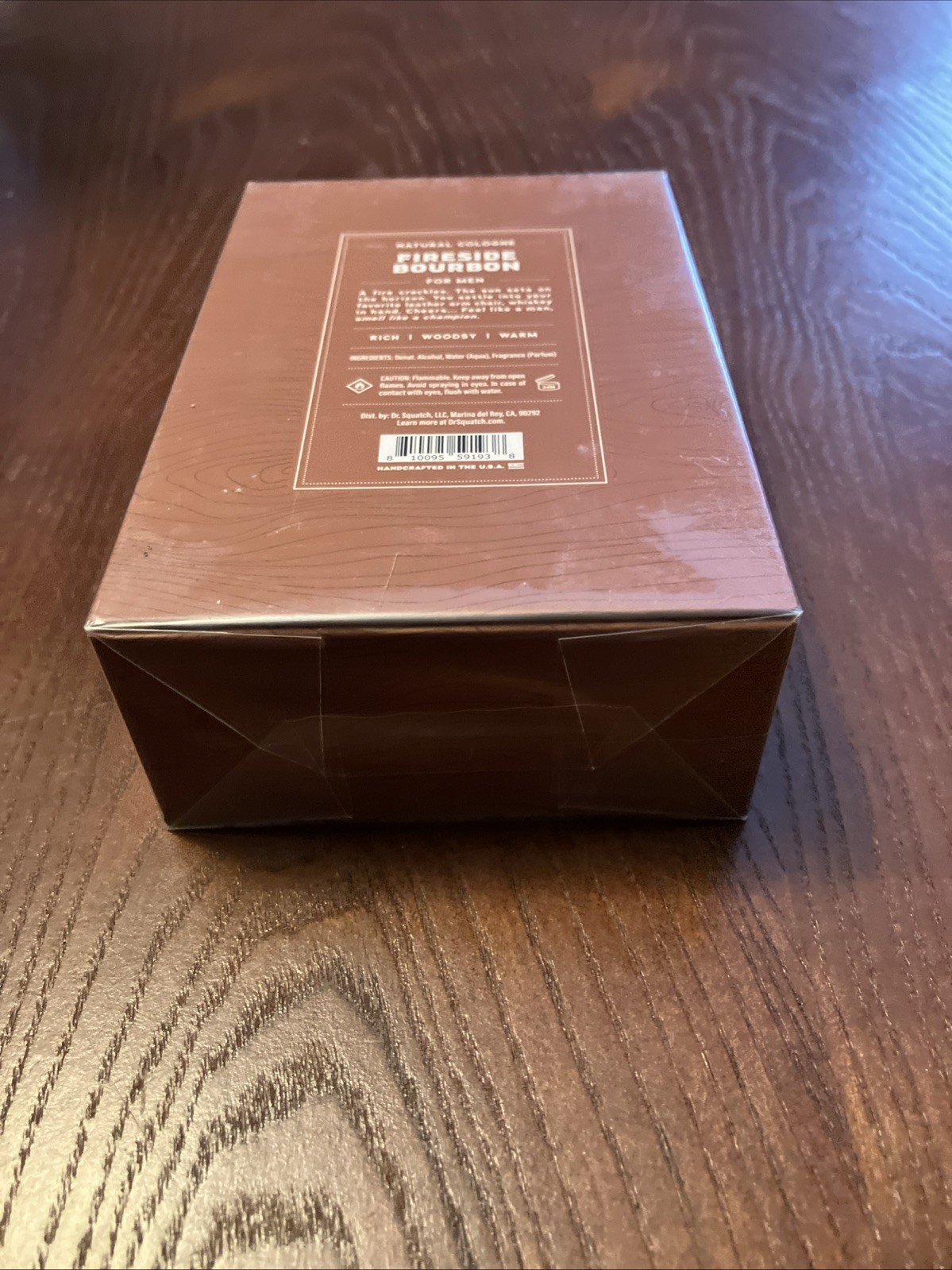 New! Dr. Squatch Fireside Bourbon Natural Cologne For Men 1.7fl oz (50ml) Sealed