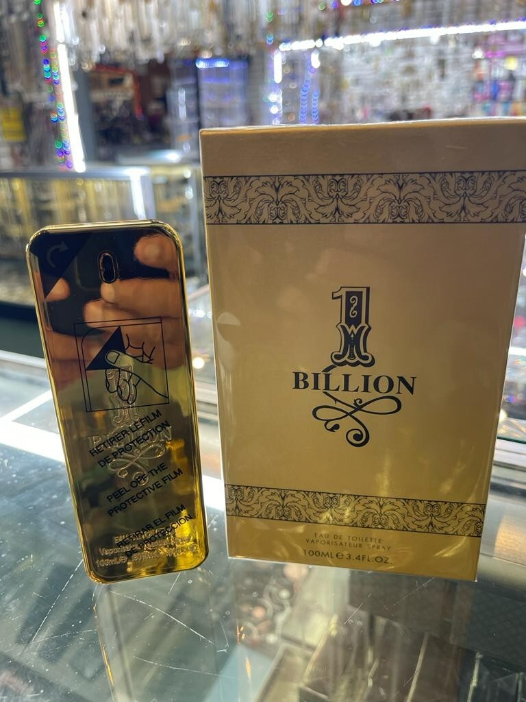 1 One Billion for Men Eau de Toilette EDT for Men 3.4 oz 100 ml SEALED BOX