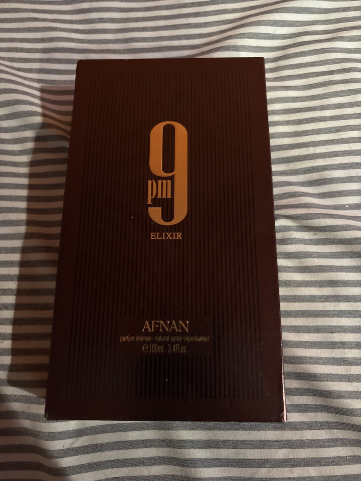 Men’s Cologne 9pm Elixir Eau de Parfum 3.4 oz 100 ML New In Box