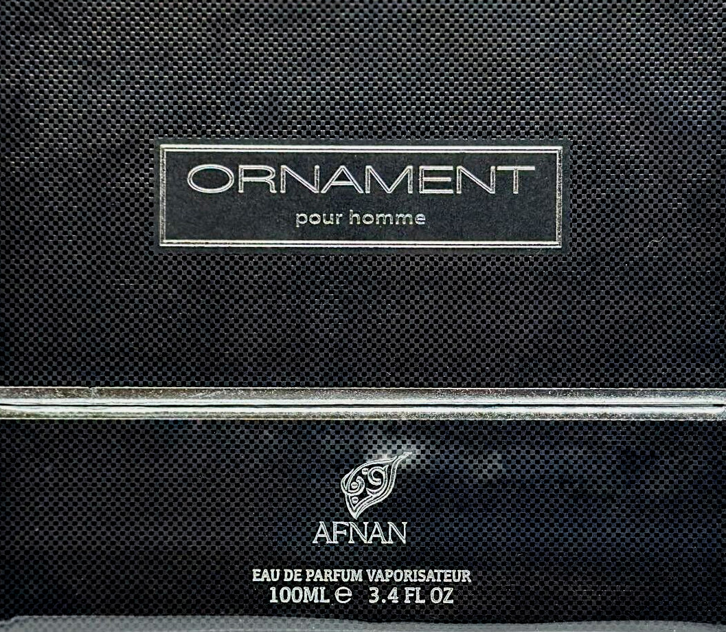 AFNAN ORNAMENT EAU DE PARFUM SPRAY FOR MEN 3.4 Oz / 100 ml BRAND NEW IN BOX !!!