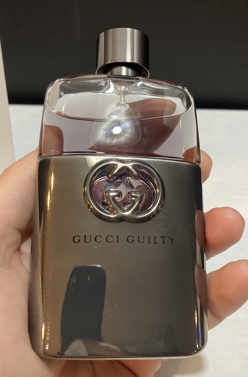 GUCCI GUILTY POUR HOMME Eau De Toilette 3.0 Fl. Oz. 90ML Full Bottle Never Used