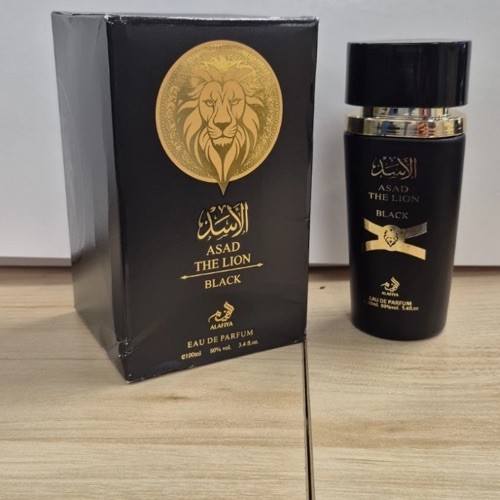 ASAD The Lion BLACK by ALAFIYA 100ml 3.4oz EAU DE PARFUM Spray Sealed FR SHIP