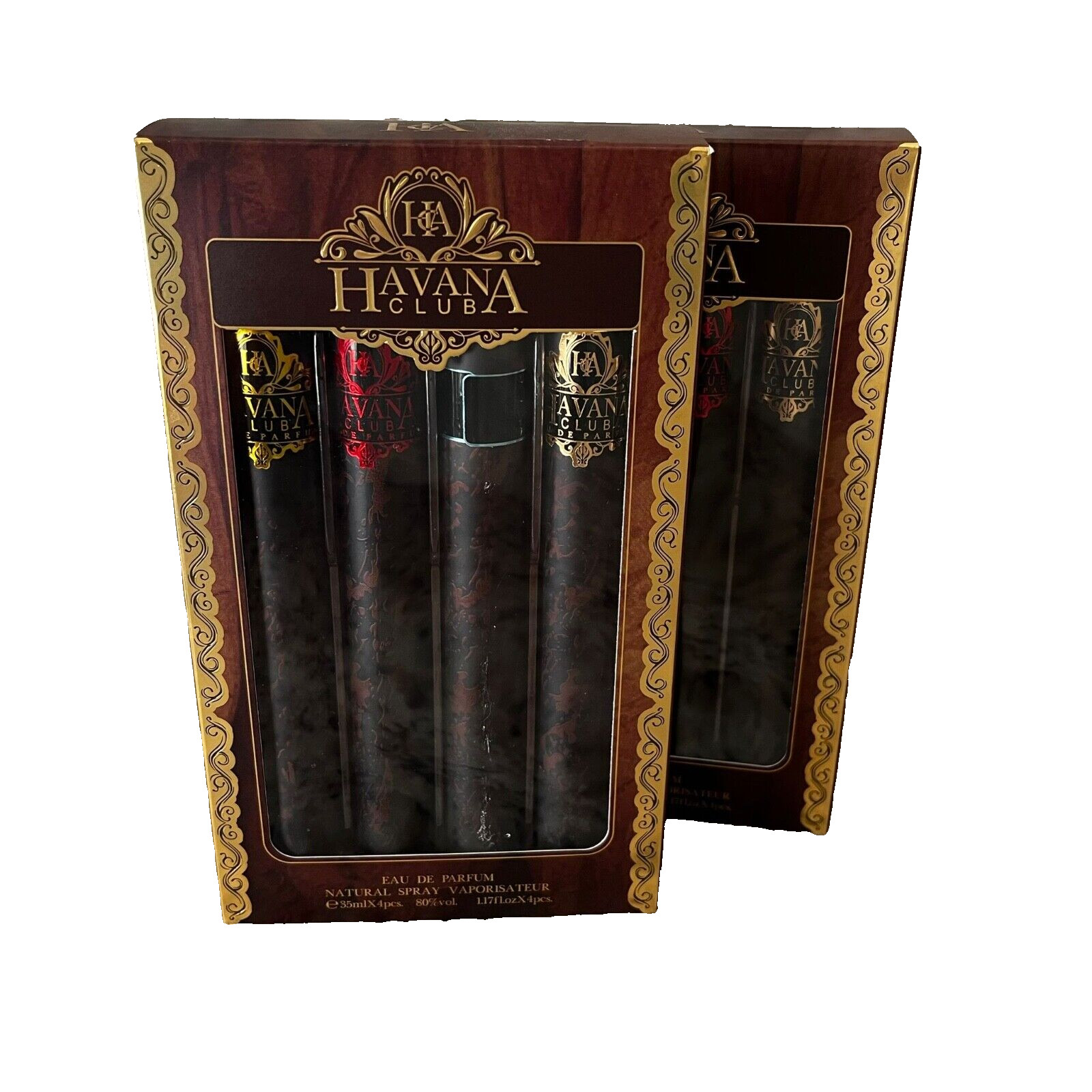 Havana Club EDP Natural Sprays Mens Cologne 1.17 oz each 35 ml (4 In Pack)