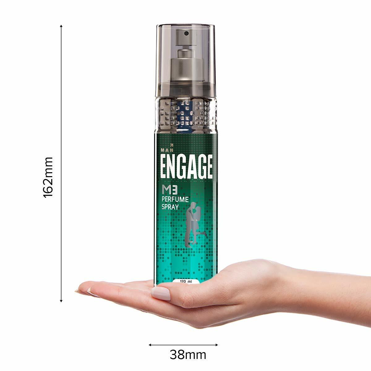 Engage M3 Perfume Body Spray for Men, 120ml Free Shipping