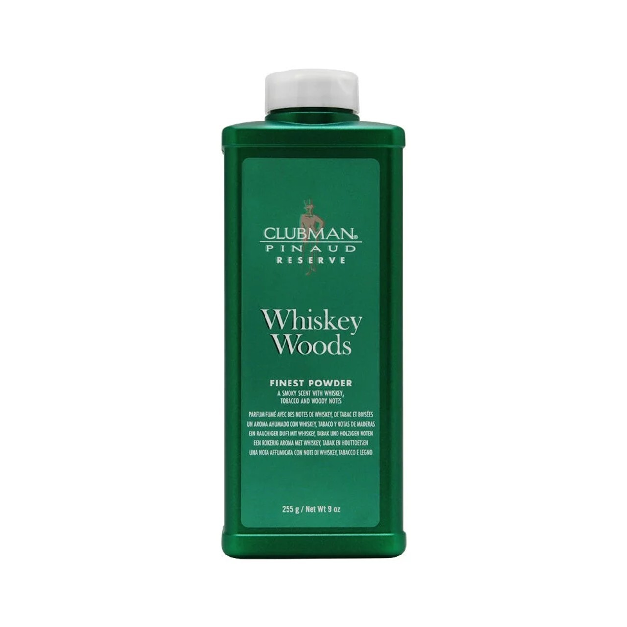 CLUBMAN Pinaud Reserve Whiskey Woods Finest Powder 9 oz.