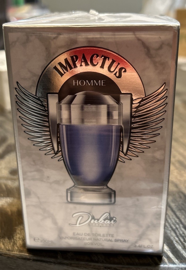 Dubai Essences Impactus Homme Eau de Toilette Spray 3.4 fl oz Regular Size