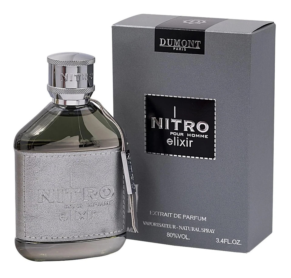 Dumont Nitro Elixir 3.4 Fl Oz EDP for Men – Bold Elegant Sensual Fragrance