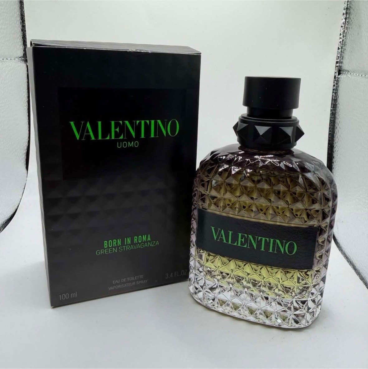 Valentino Uomo Born In Roma Green Stravaganza EDT Spray 3.4 fl oz