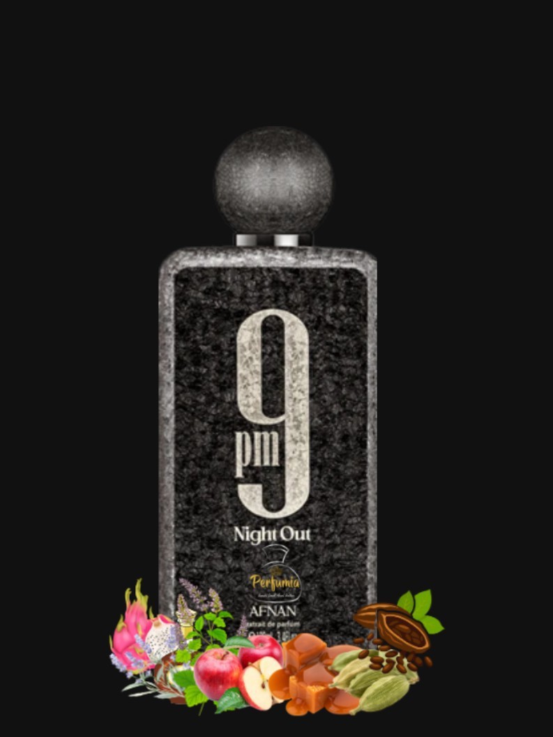 Afnan 9pm Night Out Eau de Parfum Spray 3.4 fl oz Regular Size Lavender